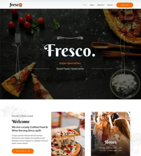 Diseño wordpress Italian Restaurant web terrassa